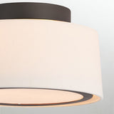 Linen Shade Flush Mount, Flush Mount