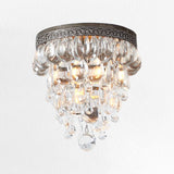 Vintage Crystal Flush Mount Clarissa Flush Mount