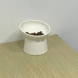 DNLMPET Tall Ceramic Pet Bowl