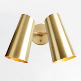 Metal Shade Double Wall Sconce, Double Sconce