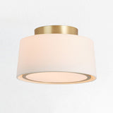 Linen Shade Flush Mount, Flush Mount