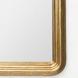 Golden Arched Wall Mirror