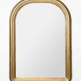 Golden Arched Wall Mirror