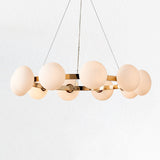 Curie Polished Champagne Chandelier