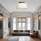 Linen Shade Flush Mount, Flush Mount