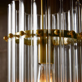 Glass Pieces Hanging Poles for Mallory Chandelier