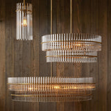 Glass Pieces Hanging Poles for Mallory Chandelier