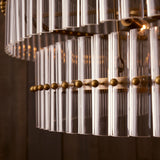Glass Pieces Hanging Poles for Mallory Chandelier