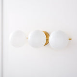 Sphere & Stem 3-Light Sconce (24")